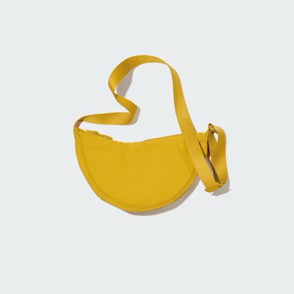 Yellow Uniqlo shoulder bag